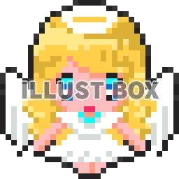 無料イラスト 天使 ドット絵