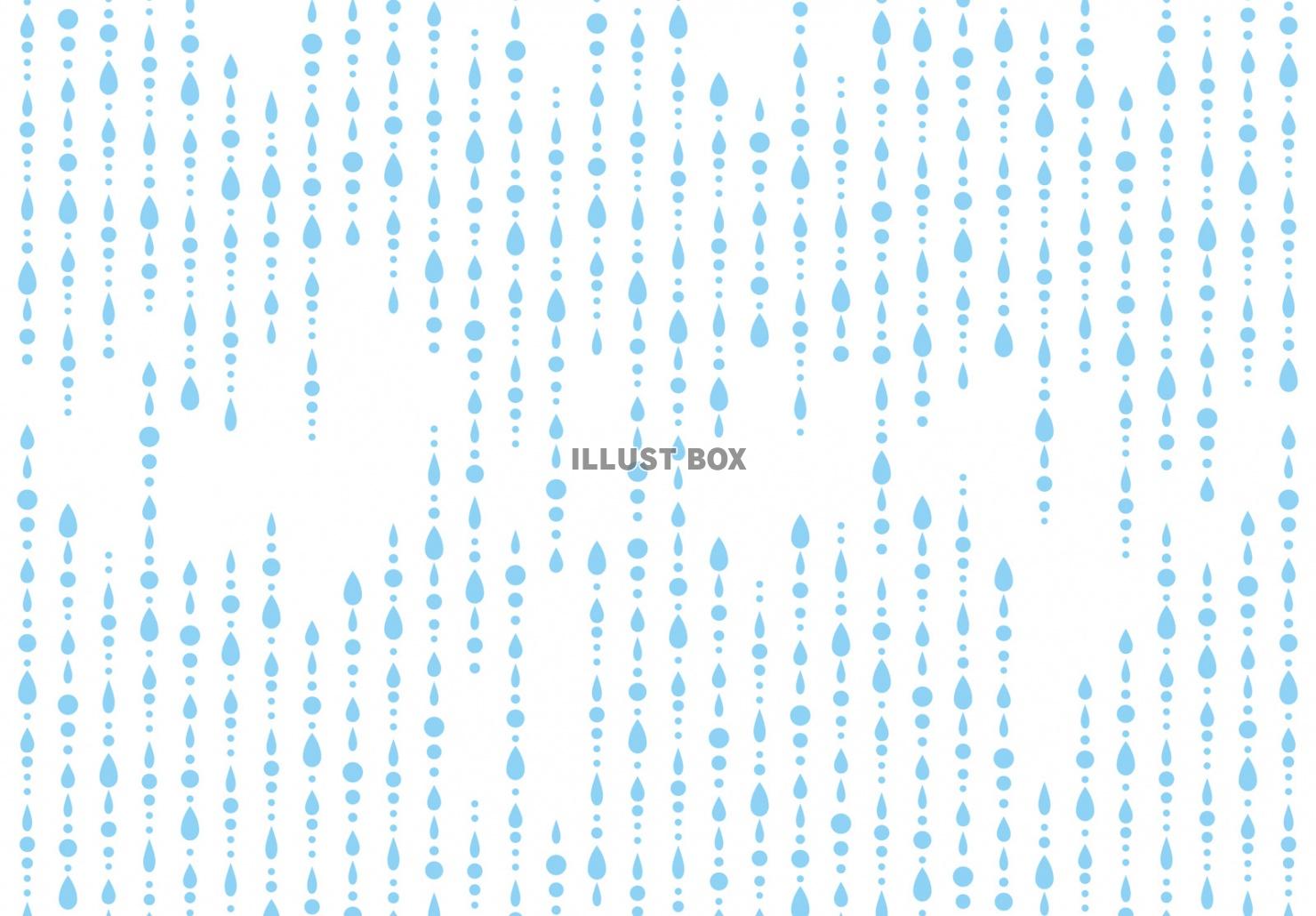 無料イラスト 雨 背景 壁紙 水滴 雫 水 ライン 梅雨 6月 飾り枠 か