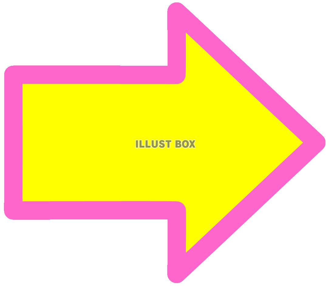 ピンク色で囲んだ黄色の矢印１