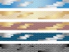 シームレスな和風バナーセット　雲/青海波