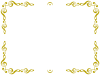 ト音記号のフレーム高音部記号の飾り枠素材　透過PNG