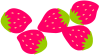 いちご２（フルーツ、果物、苺、春）