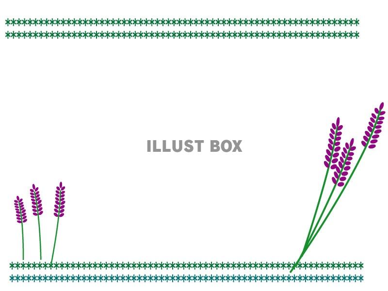 北欧風ラベンダーフレーム2