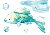 【水彩】魚のイラスト