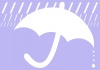 紫外線かさ晴雨兼用日傘ラベンダー枠フレーム・JPEG