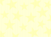パステルカラーの星の模様１　黄色（背景・壁紙・柄）