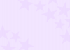 パステルカラーの星の模様の背景　うす紫（壁紙・柄）