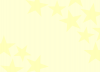 パステルカラーの星の模様の背景　黄色（壁紙・柄）