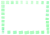 ラフな四角の水彩グリーン系フレーム