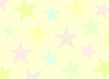 パステルカラーの星の模様３　黄色（壁紙・背景・柄）