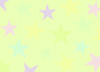 パステルカラーの星の模様３　黄緑色（壁紙・背景・柄）