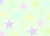 パステルカラーの星の模様３　うす緑色（壁紙・背景・柄）