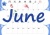 2019月年6月カレンダー横3