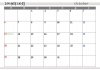 2019年10月カレンダー横4