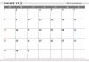 2019年12月カレンダー横4