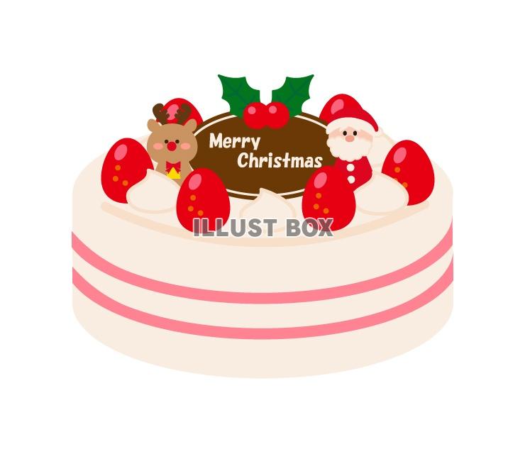 クリスマスケーキ（トナカイとサンタ）２