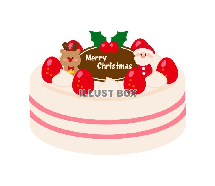 クリスマスケーキ イラスト無料