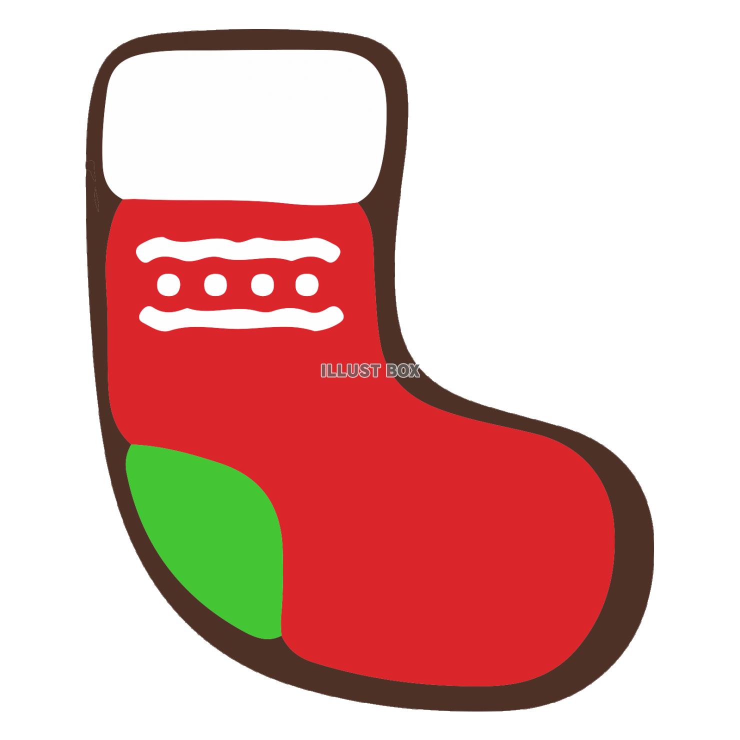 クリスマスクッキー 　靴下