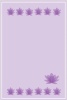 蓮の花縦型はがき1
