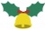 クリスマスのベルのイラスト
