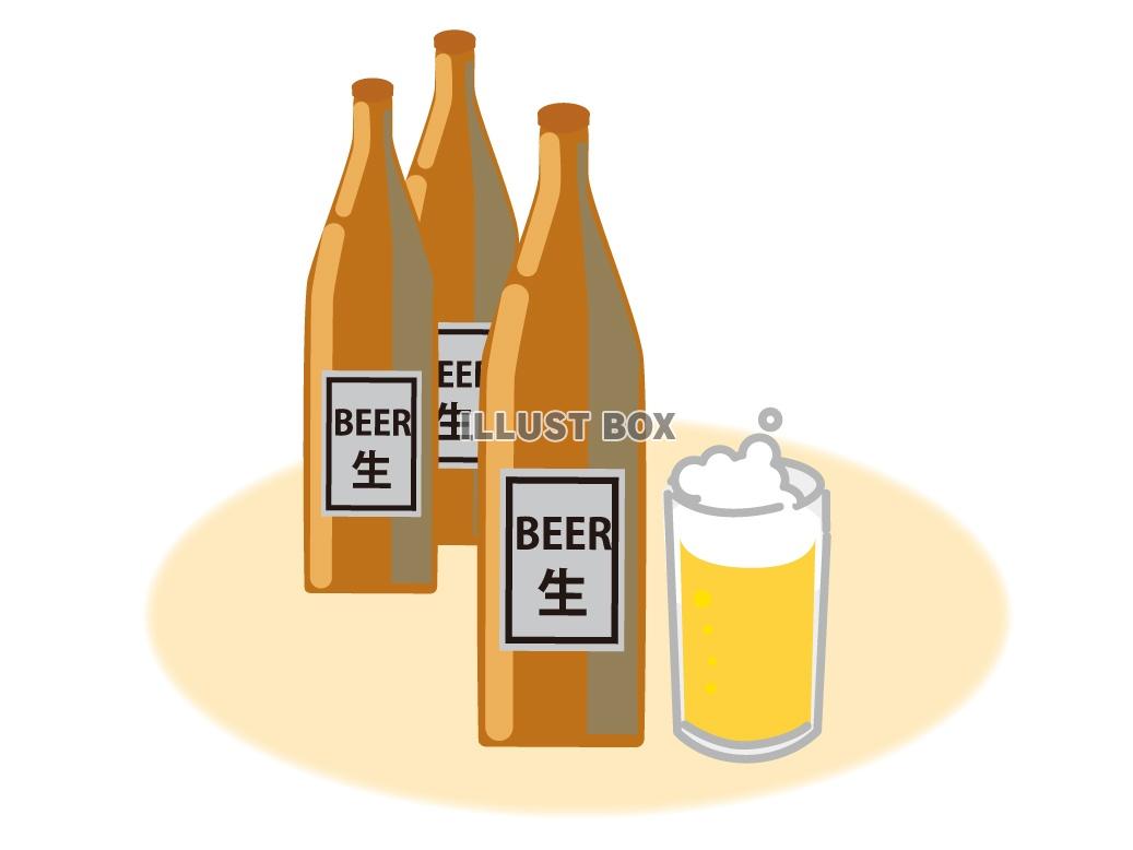 瓶ビール イラスト無料