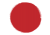 シンプルかすれのある赤い日の丸フレーム