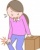 膝が痛い女性