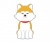 秋田犬（ペット）のイラスト