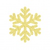 雪の結晶 金色