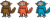 かいぶつ（png・eps）