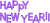HAPPY NEW YEAR!!　 青紫（年賀状素材、線の模様）