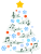 クリスマスツリー風音楽イメージ