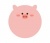丸い豚の動物イラスト