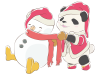 パンダのクリスマス