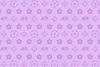イノシシと梅のモノグラム 横 ピンク