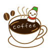 冬のコーヒー　透過png