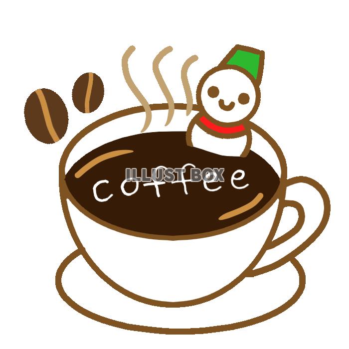 冬のコーヒー　透過png