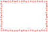 小さな梅の花のフレーム２（枠、初春、うめ）