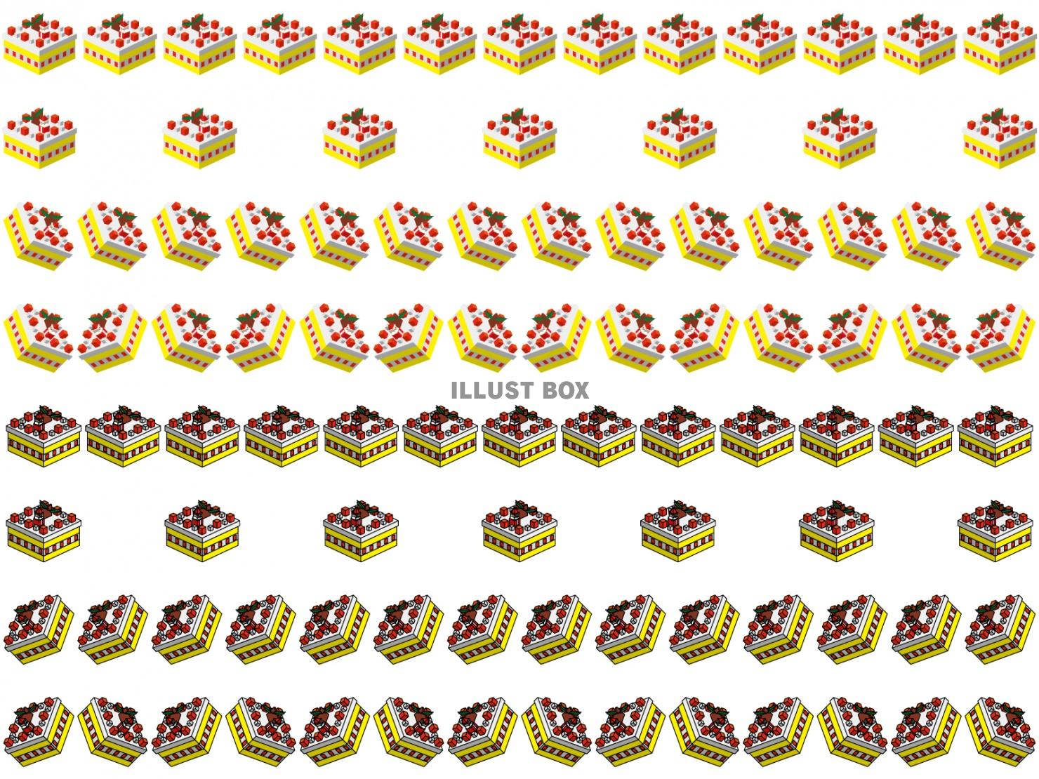 クリスマスケーキ罫線