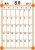 2019年カレンダー8月(縦) 
