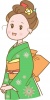 着物の女性