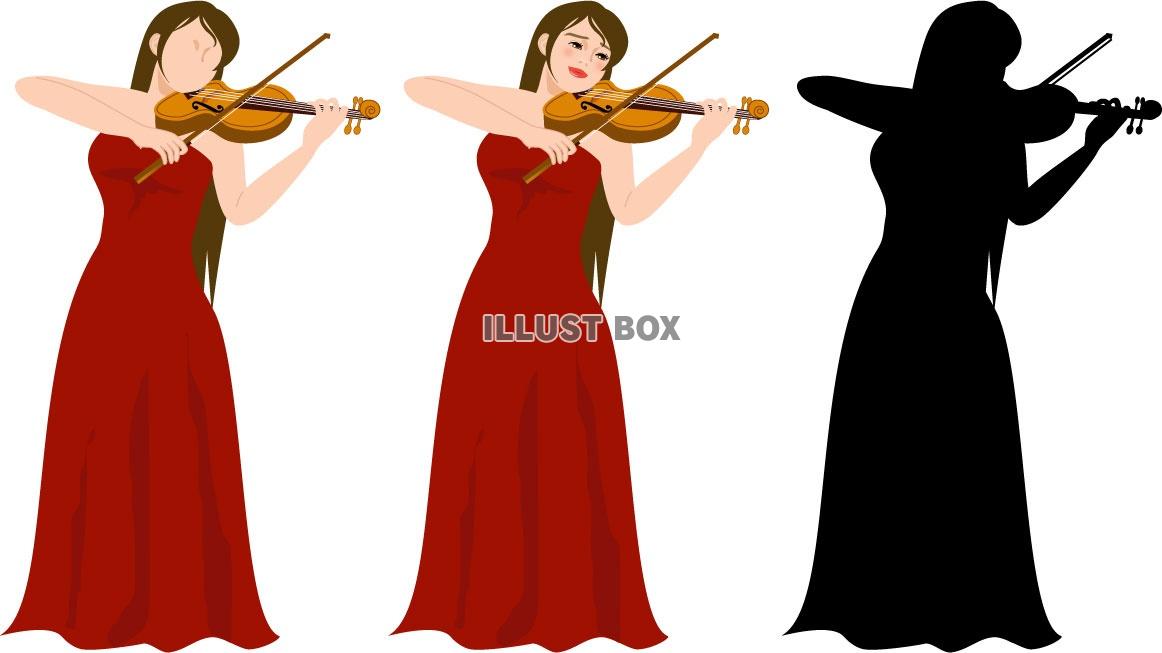 女性バイオリニスト