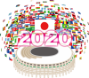 2020　東京　新国立競技場　万国旗