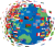 地球　国旗　グローバル　世界　ワールド