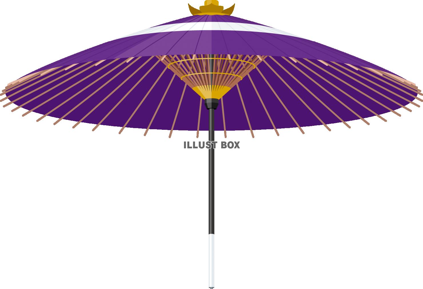 無料イラスト 傘 和傘 から傘