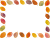 葉,フレーム,秋,水彩,手書き,背景,和,和風,シルエット,飾り,冬,紅葉,装飾