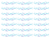 手描き(色鉛筆)　魚の背景　透過PNG