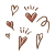 手書きハートセット