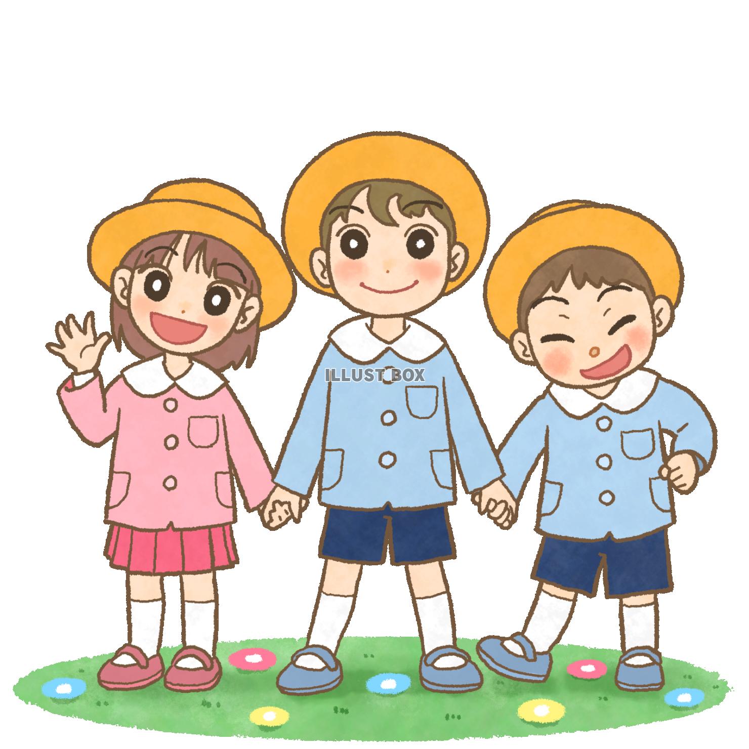 無料イラスト 幼稚園児