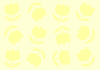 チューリップの壁紙・背景・模様２（黄色・春・花）